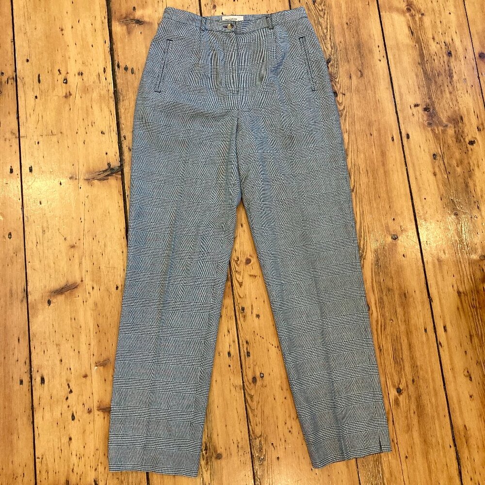 Vintage "Trousers Etc. New York" Plaid Trousers Size 6 (New To Me With Tags)